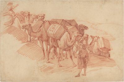 Camel Caravan by Unbekannt