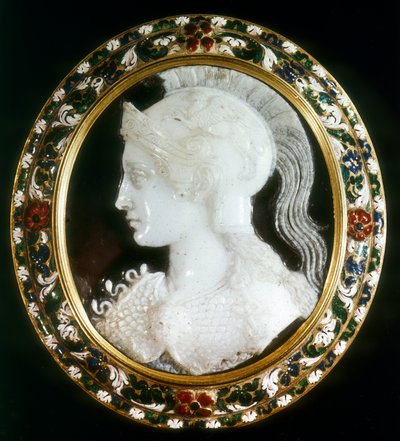 Cameo of Minerva, Roman Goddess of Wisdom by Unbekannt