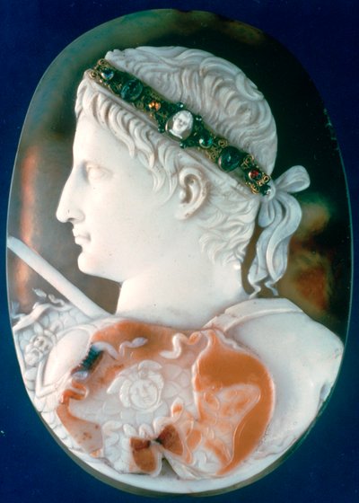 Cameo of the Emperor Augustus by Unbekannt