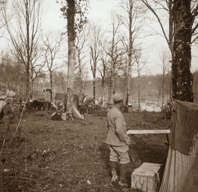 Camp, Genicourt, Northern France, c1914-c1918 by Unbekannt