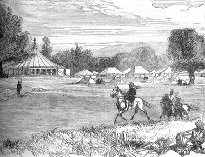 Camp of Ameer Yakoub Khan, Gundamuk, c. 1880 by Unbekannt
