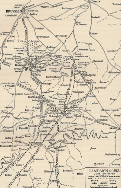 Campaign of 1815. June 15th to 19th, 1896 by Unbekannt