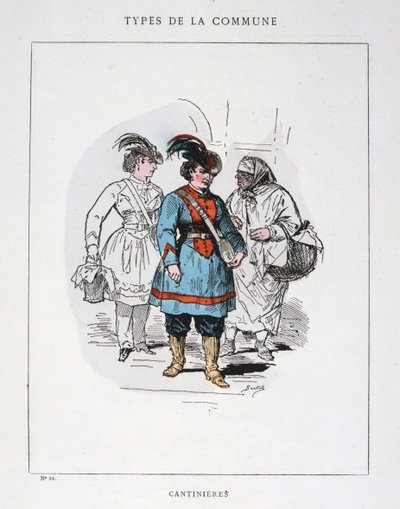 Cantinieres, Paris Commune, 1871 by Unbekannt