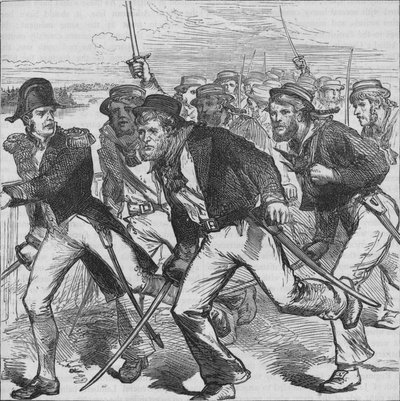 Captain Money Leading the Blue-Jackets, c1880 by Unbekannt