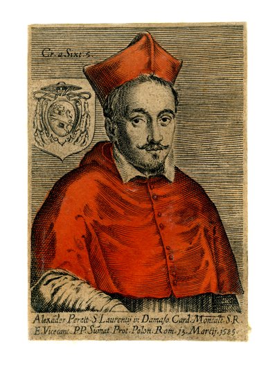 Cardinal Alexander Perett, 1585 by Unbekannt