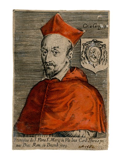 Cardinal Francesco Sforza, Italian priest, 16th century by Unbekannt