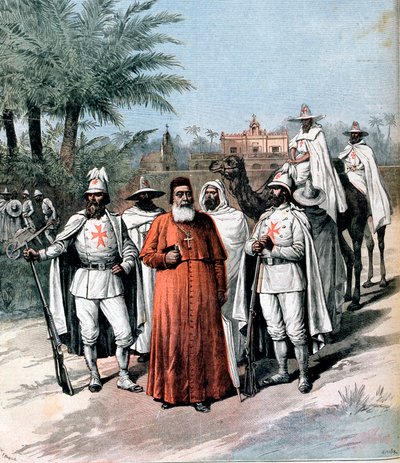 Cardinal Lavigerie, Founder of the Anti-Slavery Society, 1891 by Unbekannt
