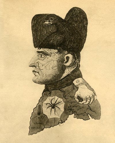 Caricature of Napoleon by Unbekannt