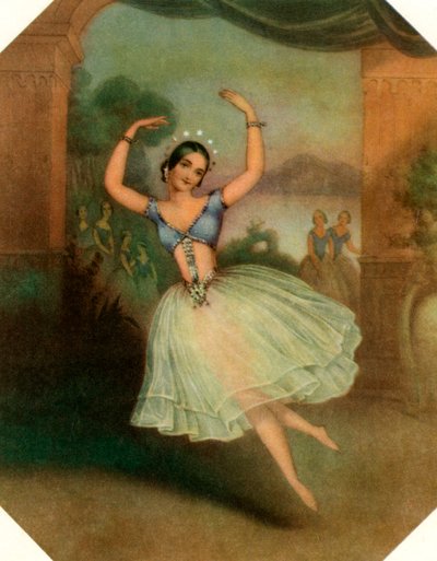 Carlotta Grisi in La Peri by Unbekannt