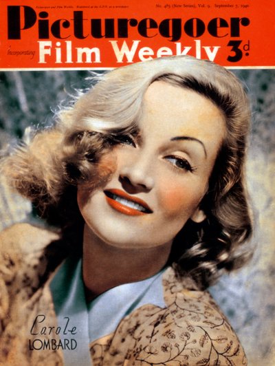 Carole Lombard, American Actress by Unbekannt