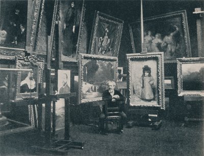 Carolus Duran in His Studio by Unbekannt