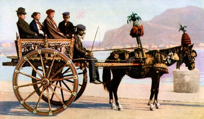 Cart, Palermo, Sicily by Unbekannt
