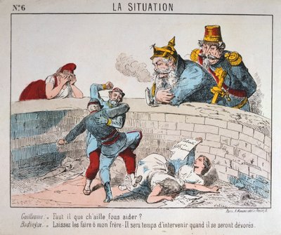 Cartoon, Paris Commune, 1871 by Unbekannt
