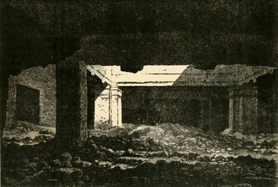 Catacombs in Alexandria, 1890 by Unbekannt