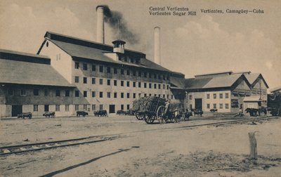 Central Vertientes Sugar Mill, Camaguey, Cuba, c. 1910 by Unbekannt