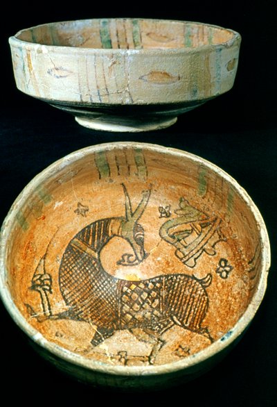 Ceramic Bowls, Kairouan, Tunisia by Unbekannt