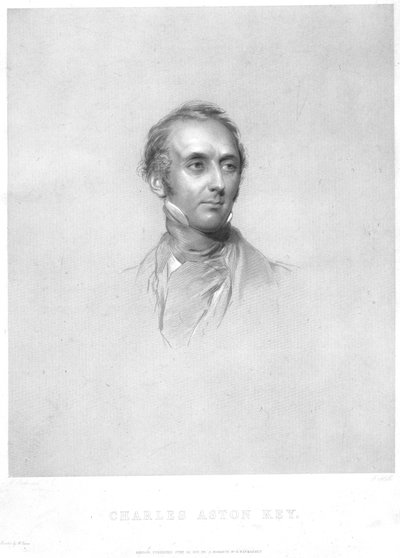 Charles Aston Key, FRS, surgeon, c 1830 by Unbekannt