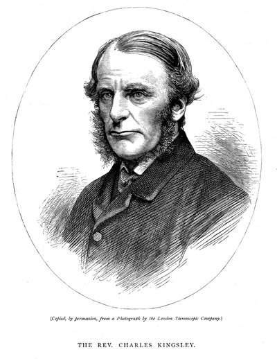 Charles Kingsley, British writer and cleric, c1880 by Unbekannt