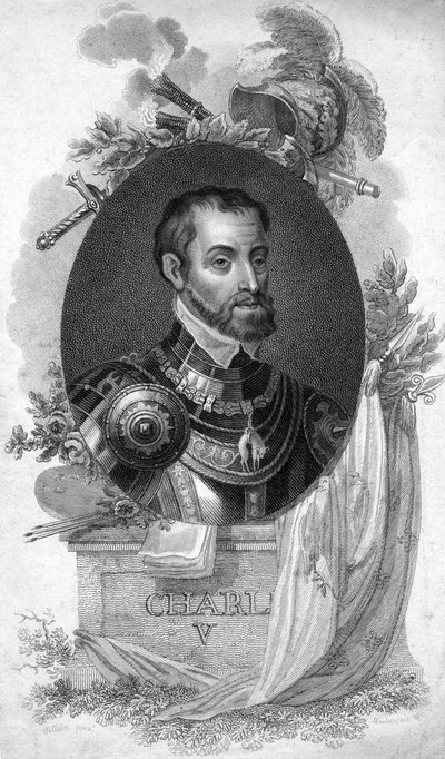 Charles V, Holy Roman Emperor by Unbekannt