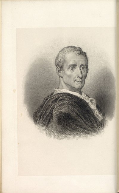 Charles de Secondat, Baron de Montesquieu 1689-1755 by Unbekannt