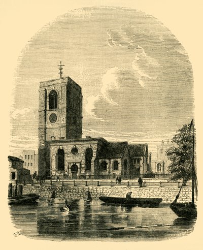 Chelsea Church, 1860 by Unbekannt