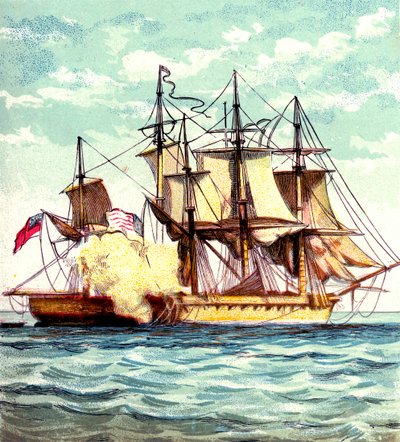 Chesapeake and Shannon by Unbekannt