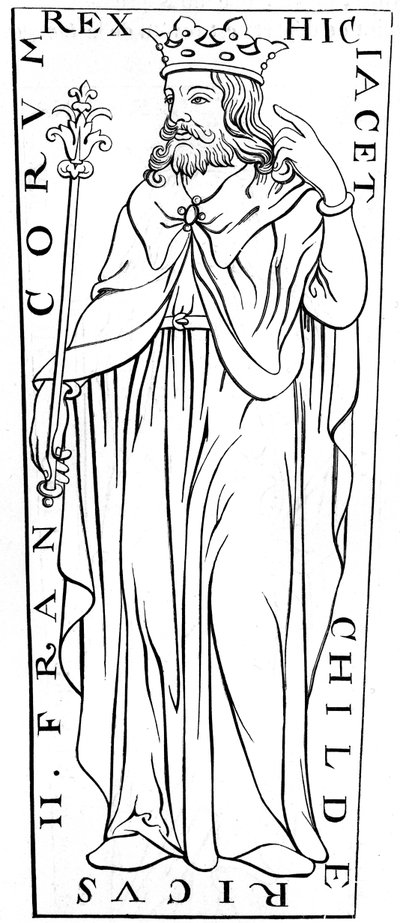 Childeric II, 12th century by Unbekannt