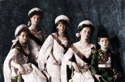 Children of Tsar Nicholas II of Russia, c1910 by Unbekannt