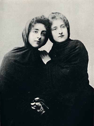 Chilian Ladies in Church Attire Manto by Unbekannt