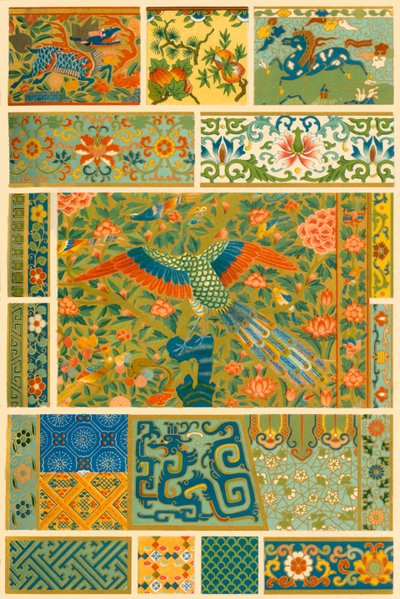Chinese painting, weaving, embroidery and cloisonné by Unbekannt