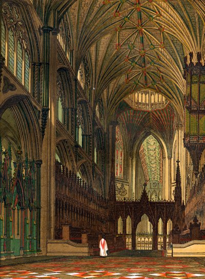 Choir of Ely Cathedral, Cambridgeshire, 19th century by Unbekannt