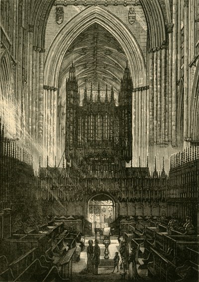 Choir of York Minster by Unbekannt