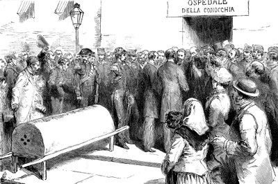 Cholera Epidemic in Naples by Unbekannt