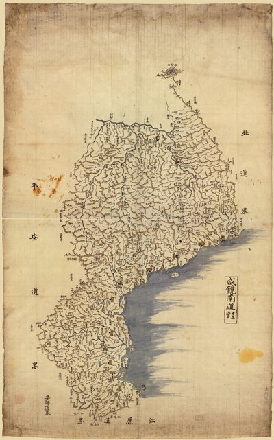 Choson Map by Unbekannt