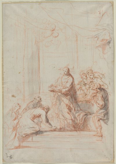 Christ Administering the Host by Unbekannt