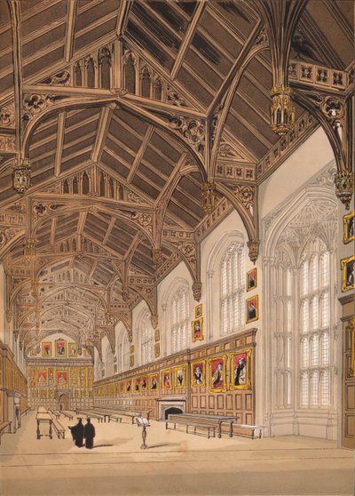 Christ Church Hall, Oxford, 1845 by Unbekannt