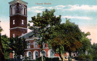 Christ Church, Muttra, India by Unbekannt