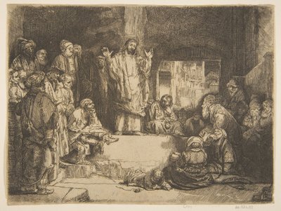 Christ Preaching (La Petite Tombe) by Unbekannt
