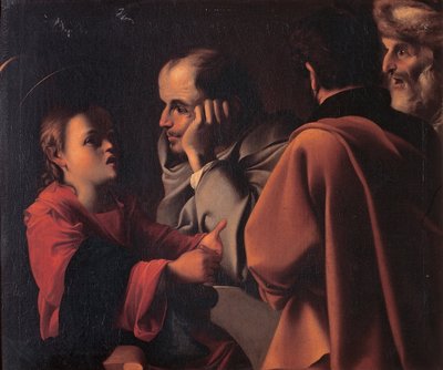 Christ among the Doctors by Unbekannt