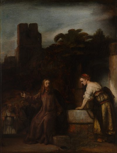 Christ and the Woman of Samaria by Unbekannt