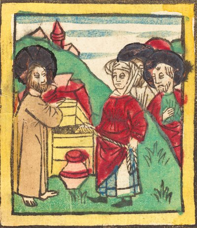 Christ and the Woman of Samaria, c. 1440-1460 by Unbekannt