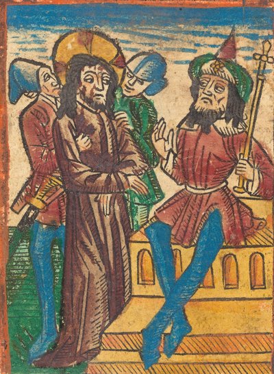 Christ before Pilate, c. 1490 by Unbekannt