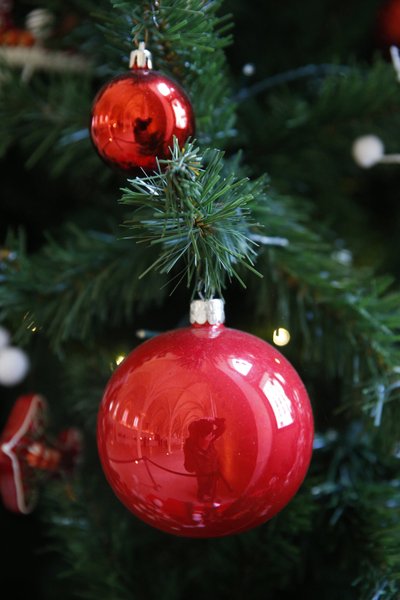 Christmas tree, Paris, France by Unbekannt