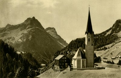 Church at Schröcken, Bregenzerwald, Austria, c1935 by Unbekannt