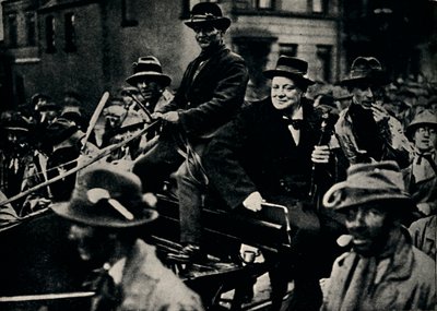 Churchill in Belfast Again by Unbekannt