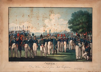 Civic Guards of Free City of Frankfurt by Unbekannt