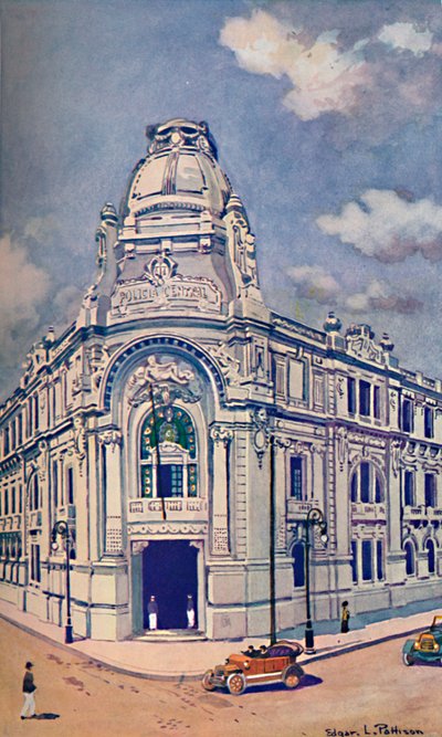 Civil Police Headquarters, Rio, 1914 by Unbekannt