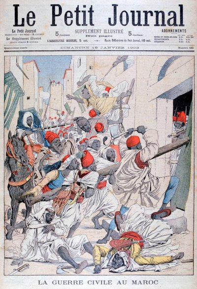 Civil war in Morocco, 1903 by Unbekannt