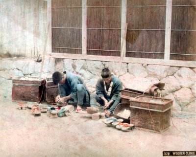 Clog makers, Japan by Unbekannt
