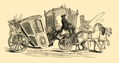 Coaches: Reign of Queen Anne, 1881 by Unbekannt